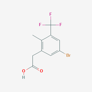 5-Bromo-2-methyl-3-(trifluoromethyl)phenylacetic acid