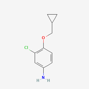 3-Chloro-4-(cyclopropylmethoxy)aniline