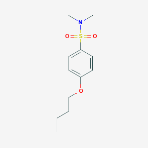 molecular formula C12H19NO3S B275420 4-butoxy-N,N-dimethylbenzenesulfonamide 