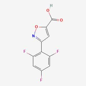 3-(2,4,6-Trifluorophenyl)-1,2-oxazole-5-carboxylic acid