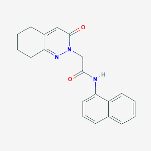 N-(naphthalen-1-yl)-2-(3-oxo-2,3,5,6,7,8-hexahydrocinnolin-2-yl)acetamide