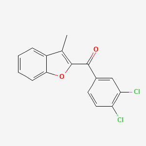 (3,4-Dichlorophenyl)(3-methyl-1-benzofuran-2-yl)methanone