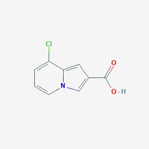 molecular formula C9H6ClNO2 B2754243 8-氯吲哚啉-2-羧酸 CAS No. 1206981-17-0
