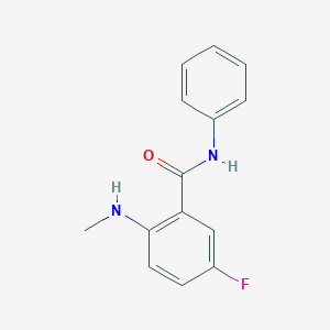 5-Fluoro-2-(methylamino)-N-phenylbenzamide