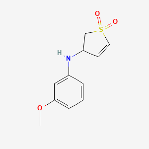 3-((3-Methoxyphenyl)amino)-2,3-dihydrothiophene 1,1-dioxide