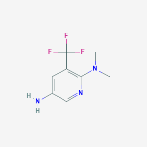 N2,N2-Dimethyl-3-(trifluoromethyl)pyridine-2,5-diamine