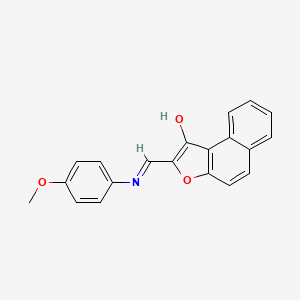 2-[(4-methoxyanilino)methylene]naphtho[2,1-b]furan-1(2H)-one