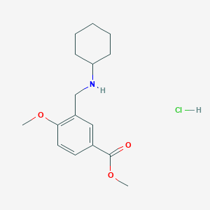 Methyl 3-[(cyclohexylamino)methyl]-4-methoxybenzoate hydrochloride