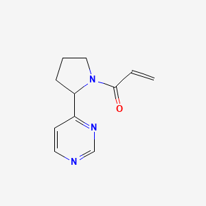 1-(2-Pyrimidin-4-ylpyrrolidin-1-yl)prop-2-en-1-one
