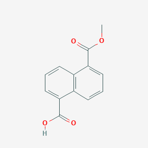 molecular formula C13H10O4 B2754321 5-(Methoxycarbonyl)naphthalene-1-carboxylic acid CAS No. 2172454-48-5