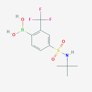 4-(N-tert-Butylsulfamoyl)-2-trifluoromethylphenylboronic acid