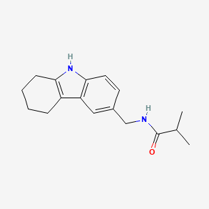 N-((2,3,4,9-tetrahydro-1H-carbazol-6-yl)methyl)isobutyramide