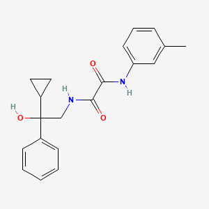 molecular formula C20H22N2O3 B2754389 N1-(2-环丙基-2-羟基-2-苯乙基)-N2-(间甲苯)草酰胺 CAS No. 1421485-67-7