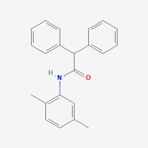 molecular formula C22H21NO B275439 N-(2,5-dimethylphenyl)-2,2-diphenylacetamide 