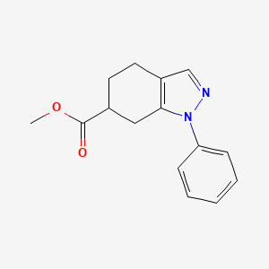 Methyl 1-phenyl-4,5,6,7-tetrahydroindazole-6-carboxylate