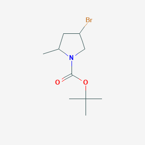 tert-butyl 4-bromo-2-methylpyrrolidine-1-carboxylate, Mixture of diastereomers