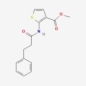 2-[(1-Oxo-3-phenylpropyl)amino]-3-thiophenecarboxylic acid methyl ester