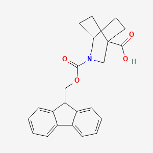2-(9H-Fluoren-9-ylmethoxycarbonyl)-2-azabicyclo[2.2.2]octane-4-carboxylic acid