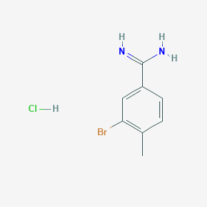 3-Bromo-4-methylbenzimidamide hydrochloride