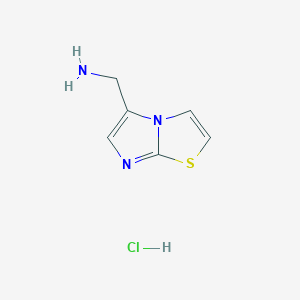 Imidazo[2,1-b]thiazol-5-ylmethanamine hydrochloride