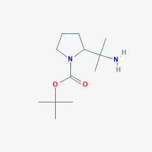 Tert-butyl 2-(2-aminopropan-2-yl)pyrrolidine-1-carboxylate