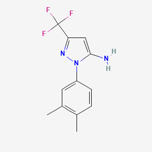 1-(3,4-dimethylphenyl)-3-(trifluoromethyl)-1H-pyrazol-5-amine