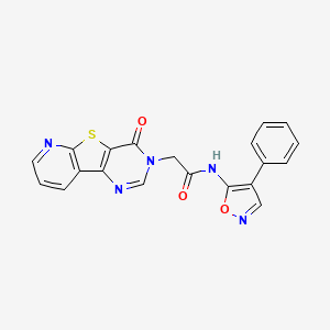 2-(4-oxopyrido[3',2':4,5]thieno[3,2-d]pyrimidin-3(4H)-yl)-N-(4-phenylisoxazol-5-yl)acetamide