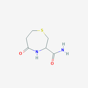 5-Oxo-1,4-thiazepane-3-carboxamide