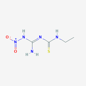 molecular formula C4H9N5O2S B2754512 1-ethyl-3-(N-nitroamidino)thiourea CAS No. 204188-33-0