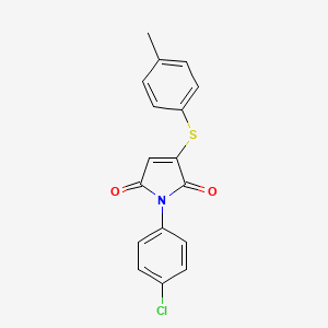 1-(4-chlorophenyl)-3-[(4-methylphenyl)sulfanyl]-1H-pyrrole-2,5-dione