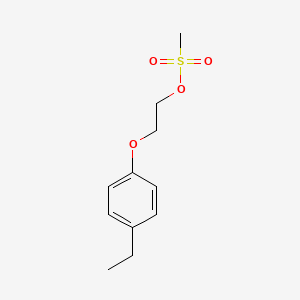 molecular formula C11H16O4S B2754533 2-(4-Ethylphenoxy)ethyl methanesulfonate CAS No. 853020-80-1