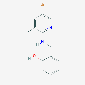 2-{[(5-Bromo-3-methyl-2-pyridinyl)amino]methyl}benzenol