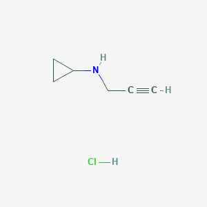 N-(prop-2-yn-1-yl)cyclopropanamine hydrochloride