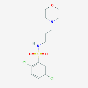 molecular formula C13H18Cl2N2O3S B275458 2,5-dichloro-N-[3-(morpholin-4-yl)propyl]benzenesulfonamide 