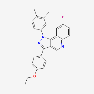 1-(3,4-dimethylphenyl)-3-(4-ethoxyphenyl)-8-fluoro-1H-pyrazolo[4,3-c]quinoline