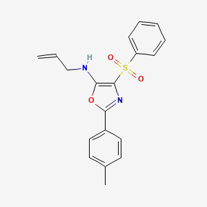 N-allyl-4-(phenylsulfonyl)-2-(p-tolyl)oxazol-5-amine