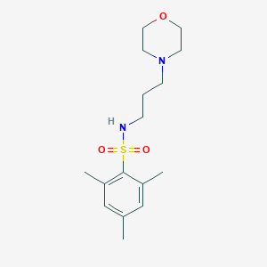 molecular formula C16H26N2O3S B275459 2,4,6-trimethyl-N-[3-(morpholin-4-yl)propyl]benzenesulfonamide 