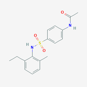 N-{4-[(2-ethyl-6-methylphenyl)sulfamoyl]phenyl}acetamide