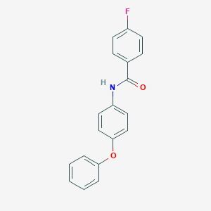 molecular formula C19H14FNO2 B275464 4-fluoro-N-(4-phenoxyphenyl)benzamide 