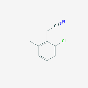 molecular formula C9H8ClN B2754644 2-(2-Chloro-6-methylphenyl)acetonitrile CAS No. 76574-40-8