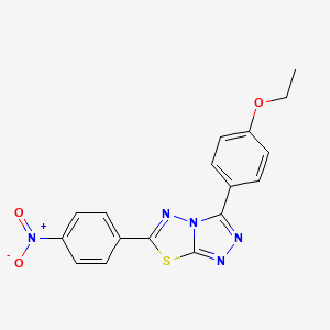 3-(4-Ethoxyphenyl)-6-(4-nitrophenyl)-[1,2,4]triazolo[3,4-b][1,3,4]thiadiazole