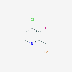 molecular formula C6H4BrClFN B2754668 2-(Bromomethyl)-4-chloro-3-fluoropyridine CAS No. 1260788-29-1