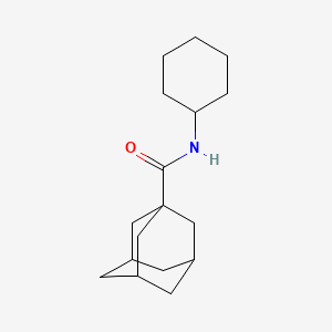 molecular formula C17H27NO B2754732 N-cyclohexyladamantane-1-carboxamide CAS No. 81311-58-2