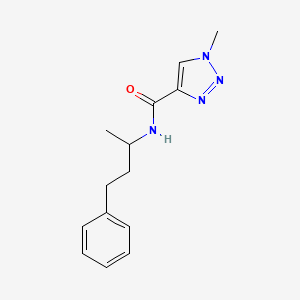 1-methyl-N-(4-phenylbutan-2-yl)-1H-1,2,3-triazole-4-carboxamide
