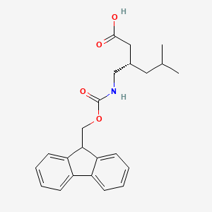 (3S)-3-[({[(9H-fluoren-9-yl)methoxy]carbonyl}amino)methyl]-5-methylhexanoic acid