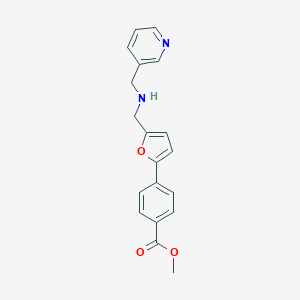Methyl 4-(5-{[(pyridin-3-ylmethyl)amino]methyl}furan-2-yl)benzoate