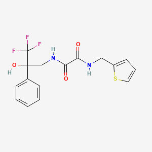 N1-(thiophen-2-ylmethyl)-N2-(3,3,3-trifluoro-2-hydroxy-2-phenylpropyl)oxalamide