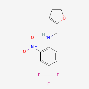 N-(furan-2-ylmethyl)-2-nitro-4-(trifluoromethyl)aniline