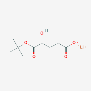 Lithium(1+) ion 5-(tert-butoxy)-4-hydroxy-5-oxopentanoate