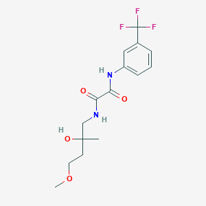 N1-(2-hydroxy-4-methoxy-2-methylbutyl)-N2-(3-(trifluoromethyl)phenyl)oxalamide